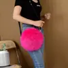 Suministro Transfronterizo de Bolsos de Piel Sintética de Zorro, Bolsos de Peluche Sintético, Bolsos Redondos Pequeños, Bolsos Cruzados, Venta al por Mayor, Pedido de Muestra, Dropshipping