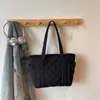 Bolsa Grande Casual Simples Retrô para Mulheres 2026 Nova Versátil Grande Capacidade Bolsa Diária para o Trabalho Bolsa Escolar para Estudantes