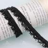 Cinta de 1.5cm Nueva Blanca y Negra para Oreja Estilo Chanel Pequeña Cinta Hecha a Mano Encaje de Perlas diy Ropa Sombrero Borde Accesorios de Cinta