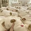 Capa de Edredom de Fio Dupla Camada Classe A Peça Única Capa de Edredom Duplo Doméstica Compra Única Dormitório Estudantil Nantong Roupa de Cama de Solteiro