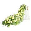 Flores Amarillo-Verdes Artificiales Hy-Dm11 para Decoración de Boda, Set Floral Amarillo Ganso, Corona de Arreglo Floral de Boda Nupcial