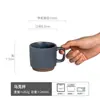 Taza de Cerámica con Relieve Vertical Nórdico Creativo al por Mayor Taza de Agua para el Hogar Taza de Pareja Taza de Café Alto Valor de Color