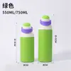 Nueva Taza Térmica Dopamina Doble Bebida, Taza Portátil Creativa de Acero Inoxidable 304 con Rebote de Energía, Elegante Botella de Agua Deportiva