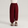 Novas Calças de Inverno para Meninas 2024 Inverno Novo Calça Esportiva Versátil de Veludo para Crianças Meninas Calças Casuais