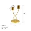 Especial Simples Casa Decorações de Mesa Românticas Casa Estilo Luxo Acessível Enfeites Castiçal Adereços Retrô Jantar à Luz de Velas