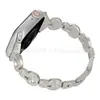 Adecuado para Apple iwatch metal aleación de zinc Diamante calabaza correa de reloj Apple watch S9 cadena de reloj de moda