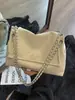 Commuter Bag Mulheres Grande Capacidade 2024 Verão Nova Moda Nicho Texte Chain Shoulder Bag Crossbody Tote Bag