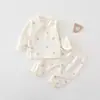 Ropa para Bebé Primavera y Otoño Conjunto de Dos Piezas para Recién Nacidos Algodón Puro Ropa de Otoño y Pantalones Talla a 6 Meses Niña Ropa de Otoño para Bebé Ajustada al Cuerpo