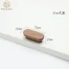 Manija de Madera Maciza para Puerta de Gabinete al por Mayor Manija de Madera para Cajón de Mueble Manija de Madera con Orificio Único Estilo Tronco