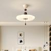 Luz de Techo para Dormitorio 2026 Modelo Nuevo Estilo Vintage Francés Crema Color Nogal Espectro Completo Protección Ocular Luz de Habitación