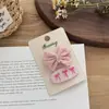 Novos Acessórios de Cabelo Florais com Laço de Renda e Pérolas para Crianças, Presilha BB Bordada em Tecido, Pente de Cabelo para Meninas, Acessório de Cabeça, Presilha Lateral