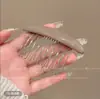 Flequillo Simple Estilo Coreano y Peine para el Cabello~ Pinza para el Cabello y Peine de Alta Gama, Modernos, Elegantes, Retro, Celebridad de Internet