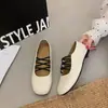 Sapatos Mary Jane Simples de Alta Qualidade Versáteis para Mulheres 2026 Primavera/Outono Correção do Tornozelo Sapatos Únicos Boca Rasa Sola Macia Sapatilhas