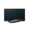 Adecuado para iPad Teclado Inalámbrico Bluetooth Teléfono Móvil Tableta Computadora Portátil 10 pulgadas Teclado Retroiluminado Tricolor Colorido Fábrica