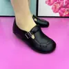 Zapatos de Cuero para Mujer Estilo Retro Nuevo 2026 Otoño Suela Suave Cómodos Planos Casuales Zapatos de Mujer Suela Suave Antideslizantes Zapatos Individuales para Mamá