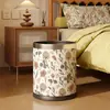 Papelero Retro Francés M^ para Sala de Estar, Dormitorio, Dormitorio Estudiantil, Cocina, Baño del Hogar, Gran Capacidad, Papel de Alto Valor