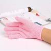 Guantes de baño de cinco dedos, Guantes de baño exfoliantes, Toalla de baño de masaje de fibra creativa, Precio unitario