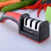 Afiafador de faca de cozinha doméstico manual Pedra de afiar rápida mini afiador automático de ângulo fixo para tesouras
