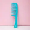 Peine para el cabello con dientes grandes para uso transfronterizo, mango grueso, peine de dientes grandes para cabello largo de mujer, para el hogar, resistente a altas temperaturas, peine plano para el cabello