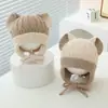 Gorro para Bebé Otoño e Invierno Nuevo Gorro de Punto Orejas de Elefante Niños y Niñas Gorro de Lana a Prueba de Viento Gorro para Niños Pequeños Protección para Orejas Moderno