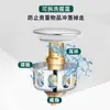 Desagüe de lavabo de baño con tapón de resorte, tapón a prueba de fugas, juego de tubería de desagüe de acero inoxidable para lavabo de baño