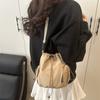 Bolso de Hombro Ligero Transfronterizo Casual de Color Sólido Combinable 2025 Nuevo Bolso Bandolera Sencillo de Color Sólido Bolso Balde