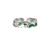 Anillo Abierto Geométrico de Moda con Diseño Único, Anillo de Moda Estilo Ins, Accesorio Versátil y Elegante para Chicas