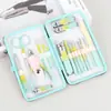 Conjunto de Cortadores de Unha de 18 Peças com Cor Gradiente, Ferramentas de Manicure de Beleza para Casa, Conjunto Completo de Cortadores de Unha, Conjunto Colorido de Cortadores de Unha