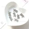 Acessórios DIY de Liga de Zinco 16x10mm Mini Pingente Garrafa de Leite Colar Pulseira Roupas Bolsa Enfeites Pendurados Acessórios Atacado