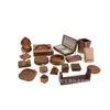 Accesorios de artesanía de madera de nogal negro, posavasos de base de madera maciza, herrajes de madera decorativos, madera de bambú Lingtian