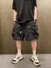 Fornecimento Direto da Fábrica Estilo Americano Roupa de Trabalho Casual Bolso Grande Funcional Secagem Rápida Shorts Calças de Cintura Longa Masculinas de Verão Tendência