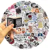 100 Adesivos Novos da Série de Livros para Leitura Escura Graffiti para Decorar Tablets, Celulares, Copos de Água, Adesivos Impermeáveis de PVC