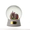 Bola de cristal personalizada de 120 mm decoración de escritorio creativa artesanía recuerdo de viaje de alta gama globo de nieve