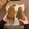 Chinelos Meio-Sapatos Slip-On Estilo Francês para Exterior Estilo Coreano para Mulheres, Novos Chinelos de Dedo Fechado com Solado Grosso Estilo Birkenstock para Primavera e Outono, Celebridade da Internet 2026