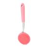 Cepillo de silicona para lavar ollas al por mayor de fábrica, cepillo para lavar platos doméstico, cepillo de limpieza de silicona con mango largo, utensilios de limpieza de cocina
