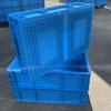 Caja logística de almacenamiento estándar europea con tapa, caja de almacenamiento para piezas de automóvil, caja de plástico plegable para piezas de automóvil