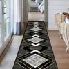 Alfombra minimalista TEMU transfronteriza, pasillo runner de lujo ligero, felpudo de entrada, terciopelo de cristal, resistente a la suciedad y fácil de mantener