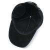 Sombrero de hombre invierno gorra de béisbol de lana cálido gorro con visera mediana edad y ancianos otoño e invierno papá abuelo anciano sombrero de algodón