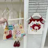 Conjunto de Camisola de Verão com Shorts de Desenho para Meninas 2026 Novo Estilo Moda Coreana para Bebês Conjunto de Duas Peças Roupas Infantis Tendência