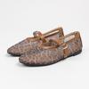 Sapatos Femininos Mary Jane Moda Transparente com Recortes Tamanho Grande 35-45, Sapatos Mary Jane Respiráveis de Bico Redondo Baixos