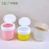 Frasco de Creme com Tampa Flip-Top e Clipe 250g, Frasco para Algodão, Frasco para Máscara de Argila 300g 400g, Frasco para Removedor de Maquiagem, Cosméticos de Loção