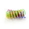 Juguete para Gatos de Resorte Circular, Juguete para Gatos de Plástico de Colores con Resorte, Juguete para Mascotas, Juguete Rodante de Plástico de Colores, Juguete para Provocar Gatos