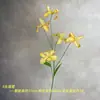 Nuevas Flores Artificiales de Iris Pequeños de Tallo Largo para Arreglos Florales de Salón de Bodas, Decoración para el Hogar al Aire Libre, Flores Falsas Transfronterizas de Exportación