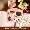 Conjunto de Papel de Carta e Envelope Borboleta Lunar Rosa Púrpura, Papel de Carta Estilo Ins para Presente, Carta Manuscrita Espessa Desenho Animado para Presente, Decoração de Mensagem