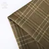 Tecido de lã dupla face com mistura de 80% de lã feito sob medida, fornecedor de tecido de lã para casacos, oferecendo tecido de lã xadrez