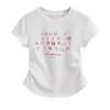 Camiseta de Verano Nuevo Estilo Hombro Derecho Ajustada Manga Corta para Mujer Cintura Fruncida Ajustada Corta para Mujer Top Versátil Ropa Exterior Camiseta