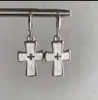 Brincos de Argola Cruzados Estilo Ins para Mulheres, Design de Nicho, Brincos Azuis, Acessórios de Orelha Modernos Personalizados, Presilhas de Orelha de Alta Qualidade