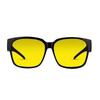 Gafas de visión nocturna para conducir, gafas de sol para miopía, gafas de sol para hombre, gafas de sol para mujer, gafas de pesca polarizadas con protección UV, clip para miopía dos en uno