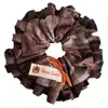 Nuevo Scrunchie de Color Café Estilo Universitario Otoño Japonés Versátil para Cola de Caballo de Niña Accesorio para el Cabello