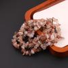 5-10mm Cristal Transparente Natural Grava Asimétrica DIY Hecho a Mano Collar Pulsera Grava Larga con Cuentas